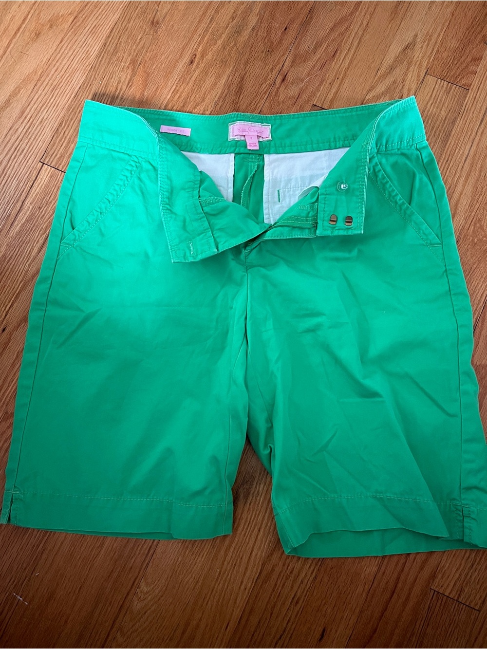Lilly Pulitzer Kelly Green Bermuda Shorts